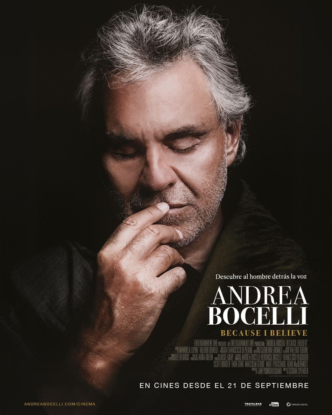 ANDREA BOCELLI: BECAUSE I BELIVE - DOCUMENTAL ARTE - PROG 2025